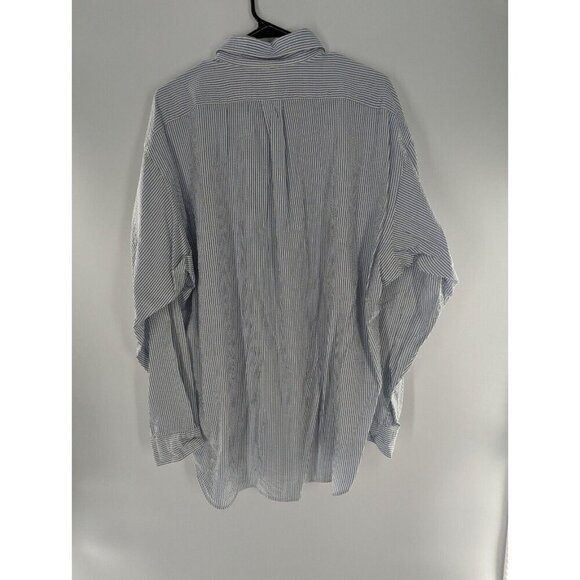 Ralph Lauren Blaire 100% Cotton Men's Long Sleeve XL Striped Button Down Shirt - Picture 7 of 12